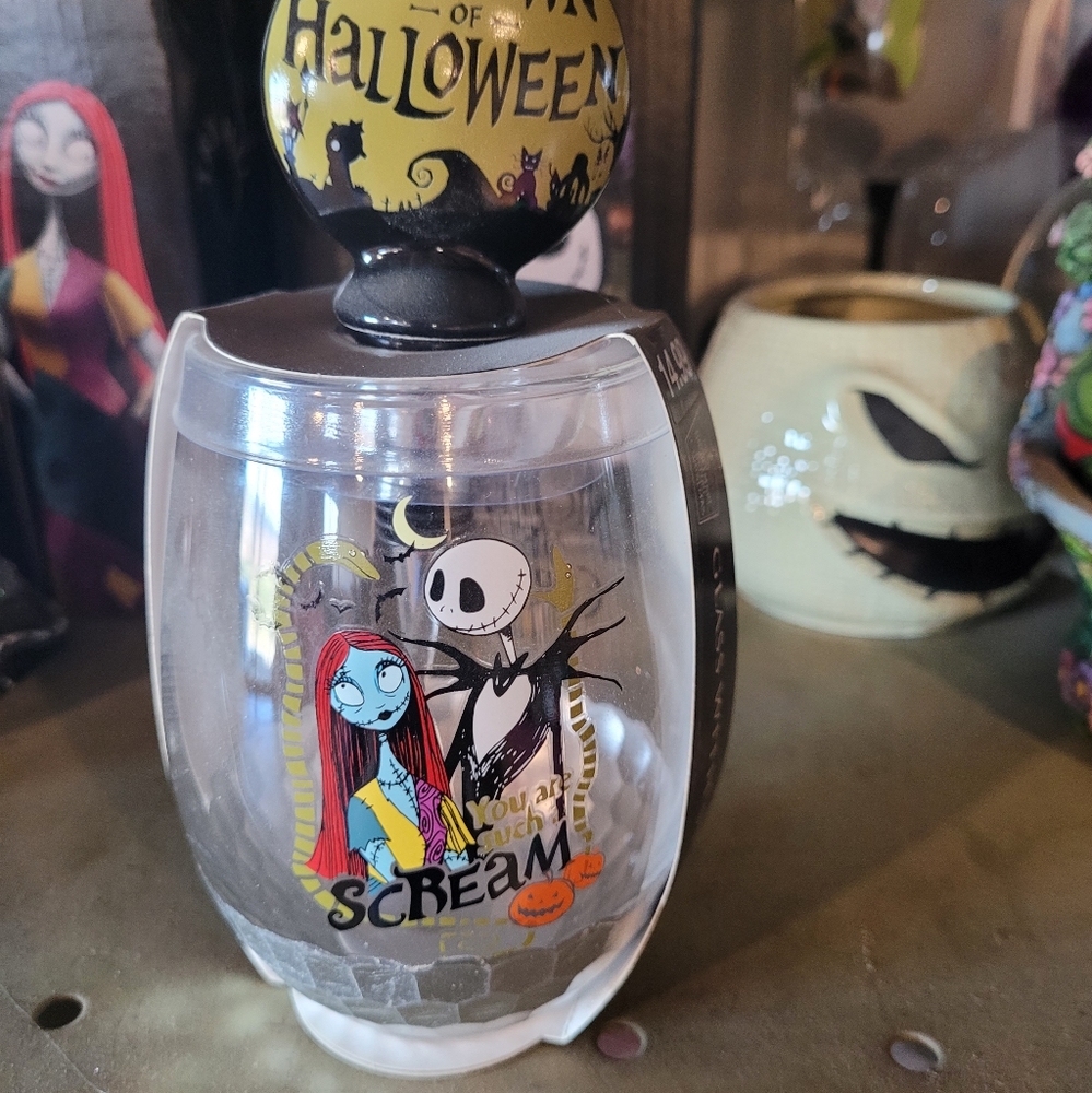 Nightmare before Christmas glass